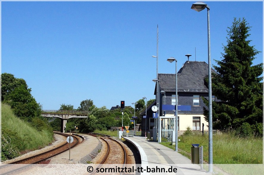 Die Strecke von Saalfeld bis Blankenstein nach KBS 557