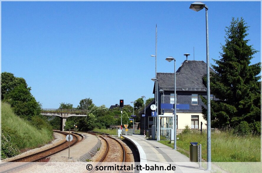 Die Strecke von Saalfeld bis Blankenstein nach KBS 557